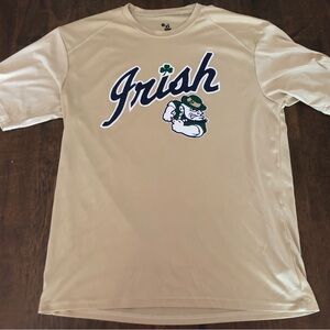 Notre Dame Fighting Irish Gold Graphic Men's Short Sleeve Tee